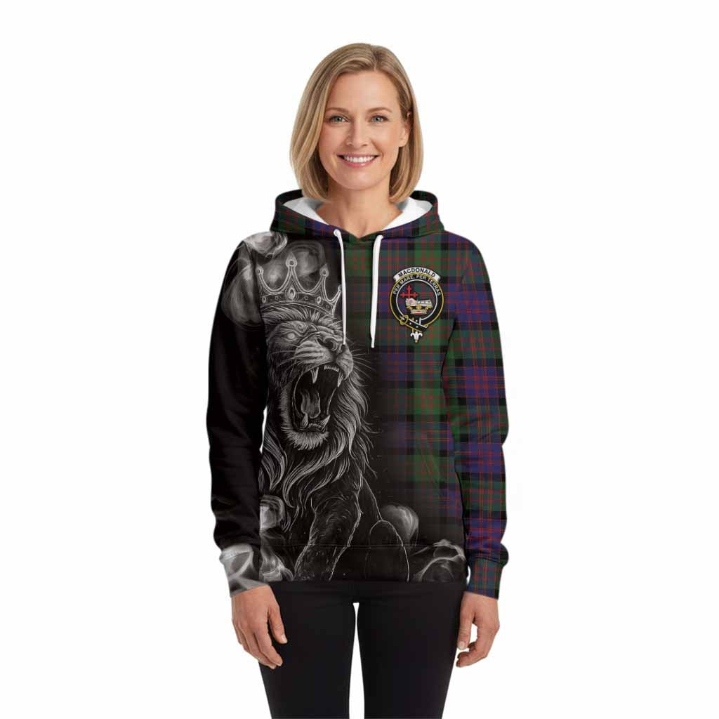 MacDonald (McDonald) Tartan Hoodie Roaring Lion Heritage