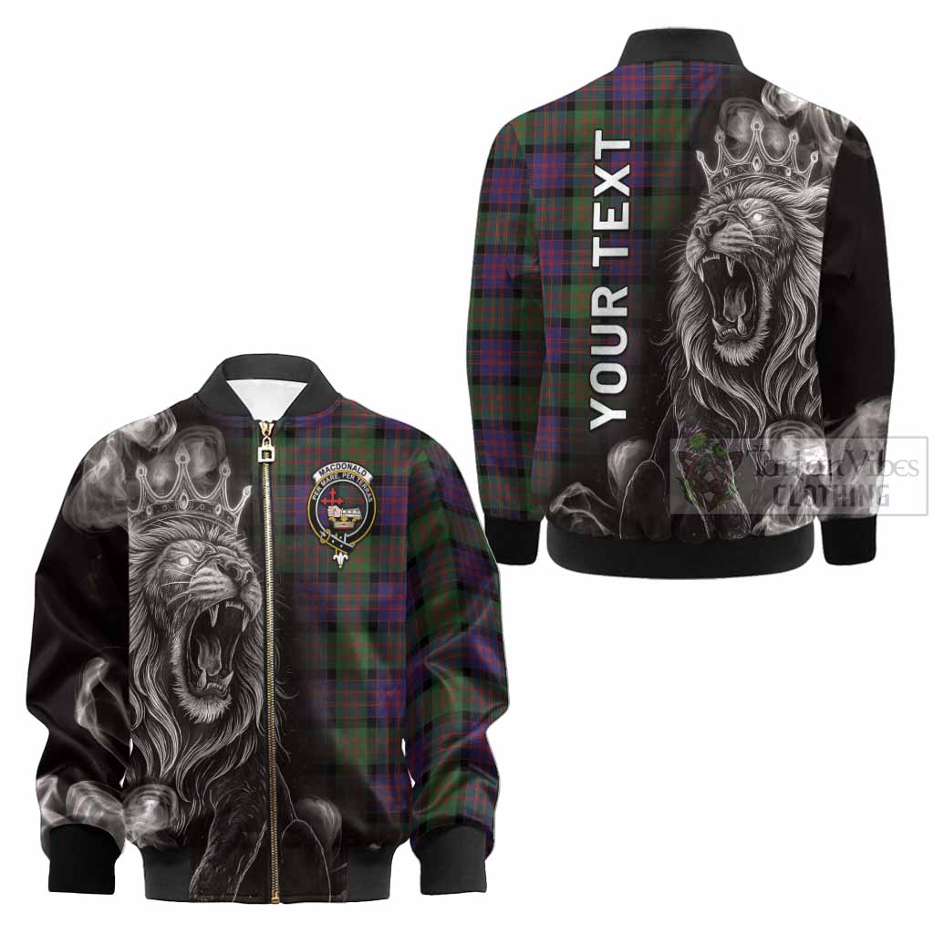 MacDonald (McDonald) Tartan Kid Bomber Jacket Roaring Lion Heritage