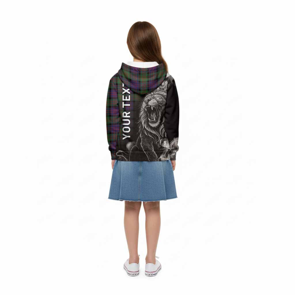 MacDonald (McDonald) Tartan Kid Hoodie Roaring Lion Heritage