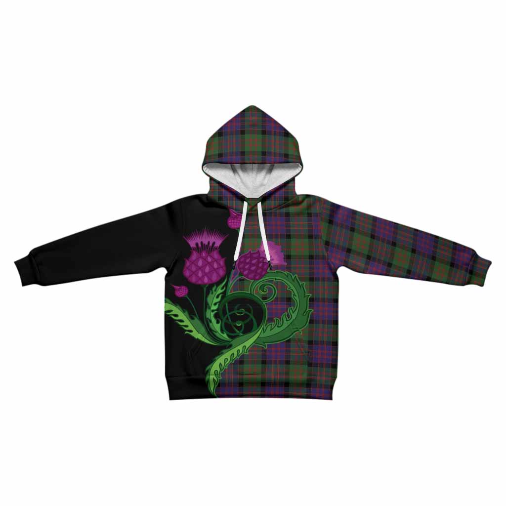 MacDonald (McDonald) Tartan Kid Hoodie Traditional Scottish Thistle