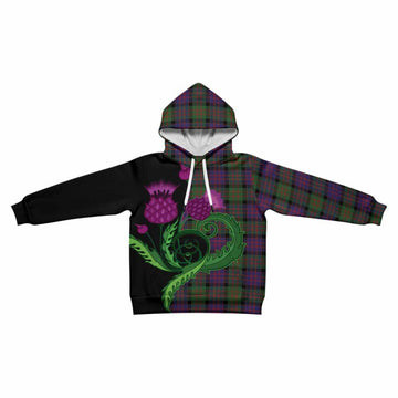 MacDonald (McDonald) Tartan Kid Hoodie Traditional Scottish Thistle