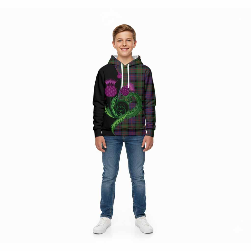 MacDonald (McDonald) Tartan Kid Hoodie Traditional Scottish Thistle