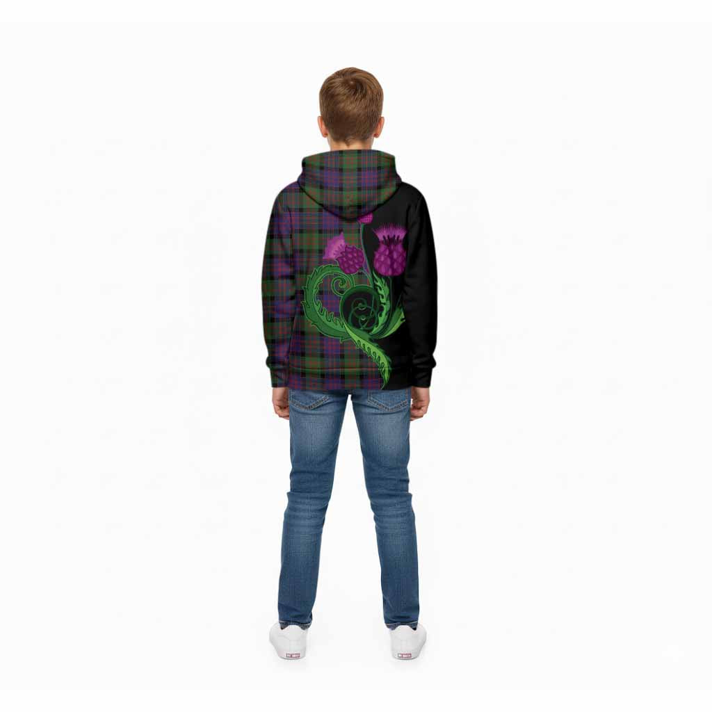 MacDonald (McDonald) Tartan Kid Hoodie Traditional Scottish Thistle