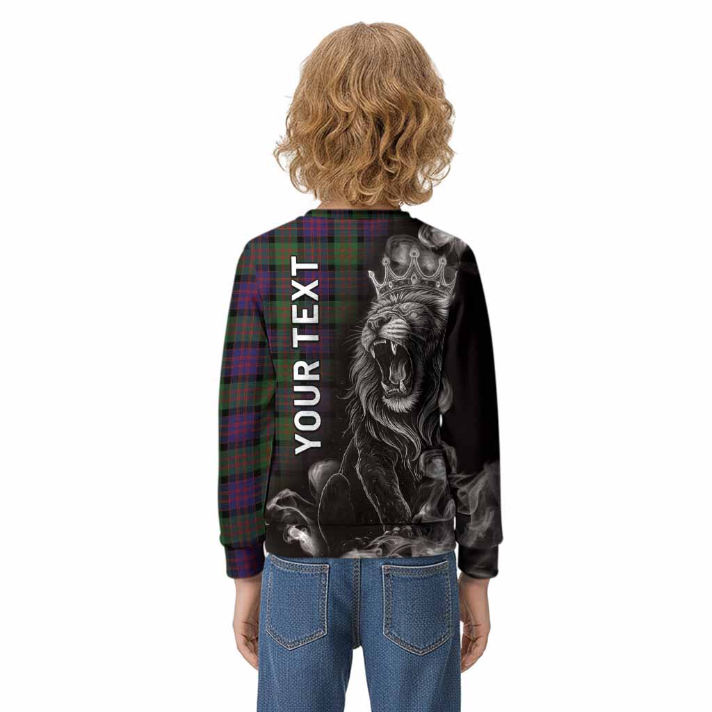 MacDonald (McDonald) Tartan Kid Knitted Sweatshirt Roaring Lion Heritage
