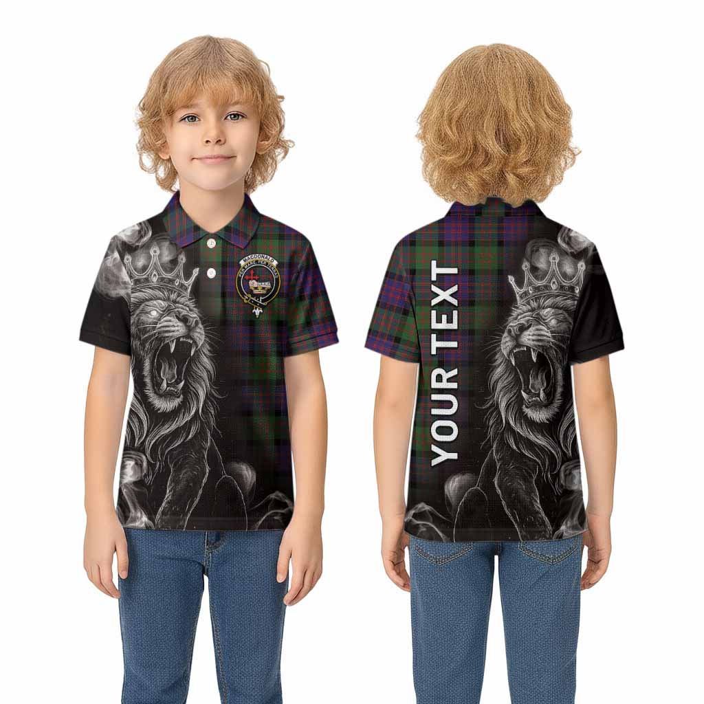 MacDonald (McDonald) Tartan Kid Polo Shirt Roaring Lion Heritage