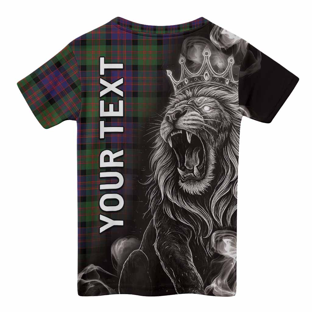 MacDonald (McDonald) Tartan Kid T-shirt Roaring Lion Heritage