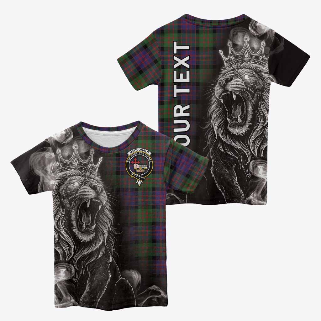MacDonald (McDonald) Tartan Kid T-shirt Roaring Lion Heritage