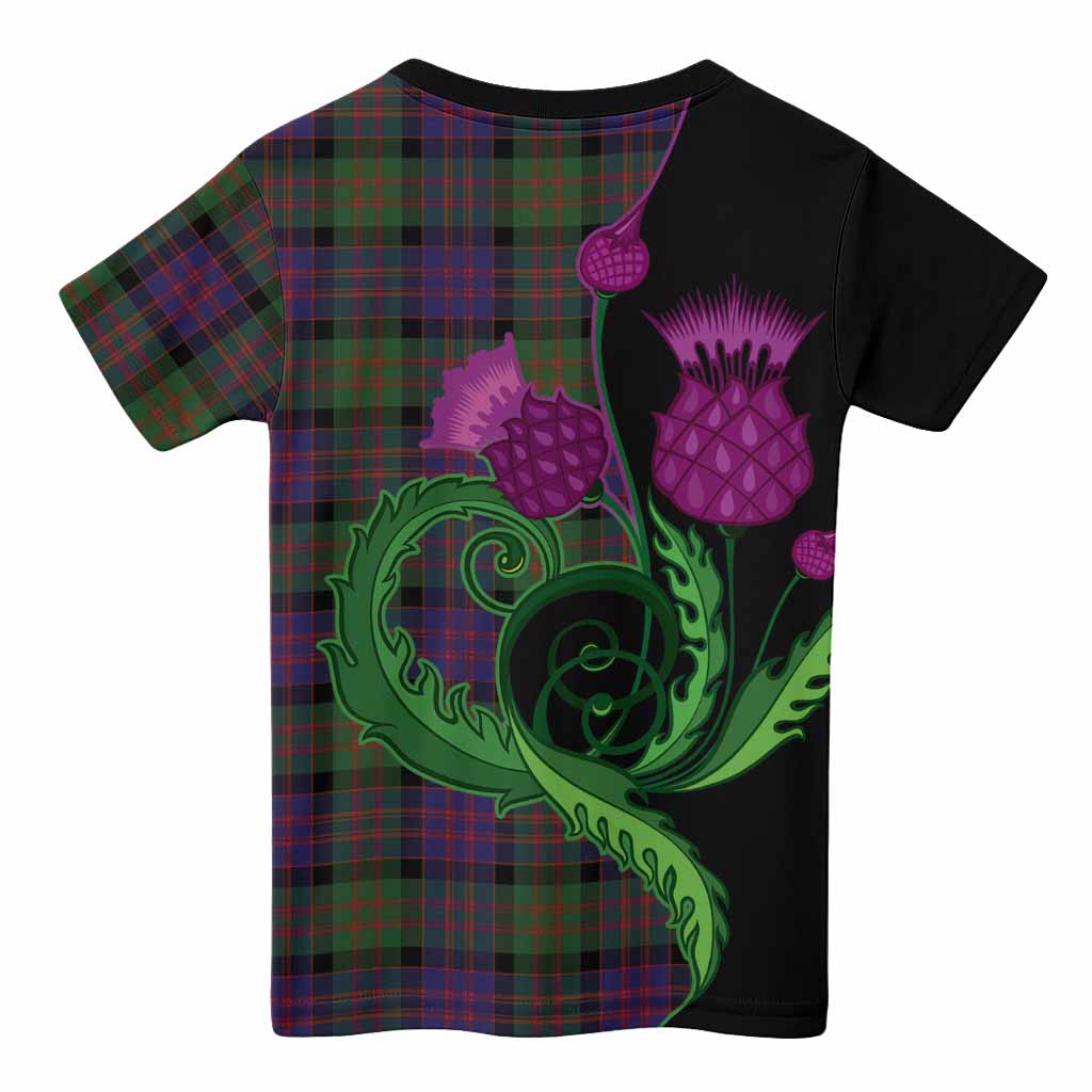 MacDonald (McDonald) Tartan Kid T-shirt Traditional Scottish Thistle