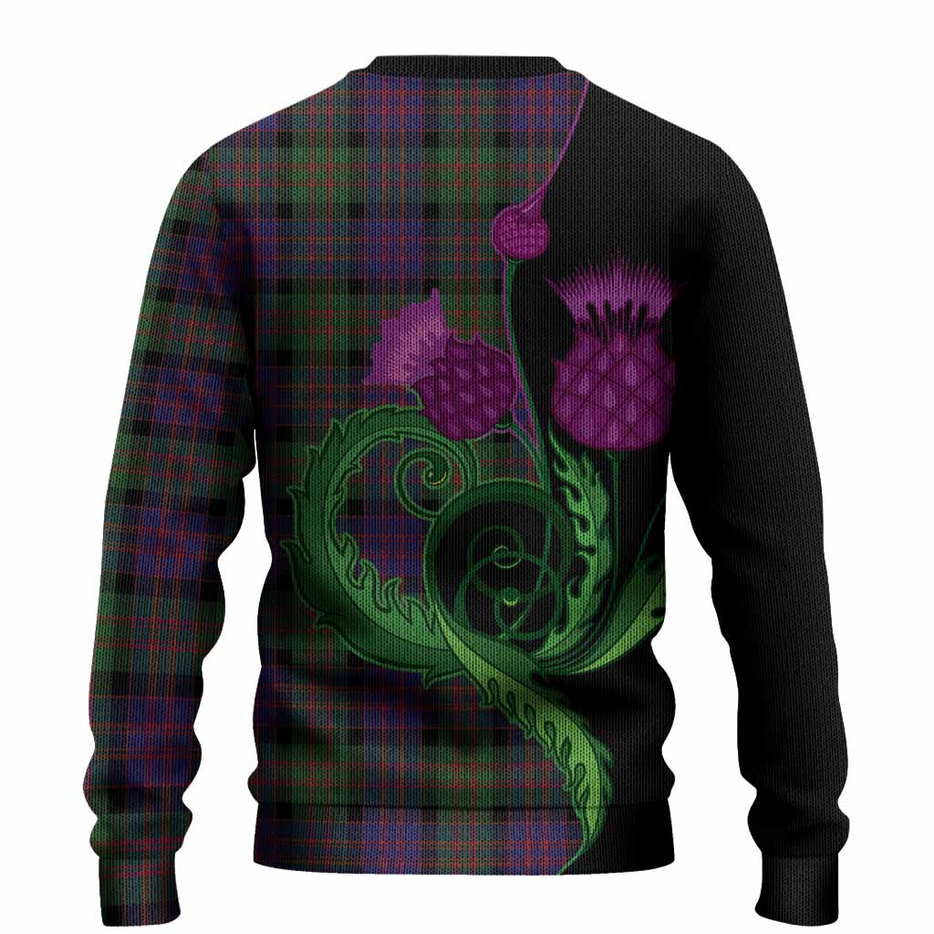 MacDonald (McDonald) Tartan Knitted Sweater Traditional Scottish Thistle