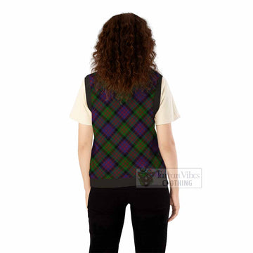 MacDonald (McDonald) Tartan  Knitted V-Neck Vest Cross Style