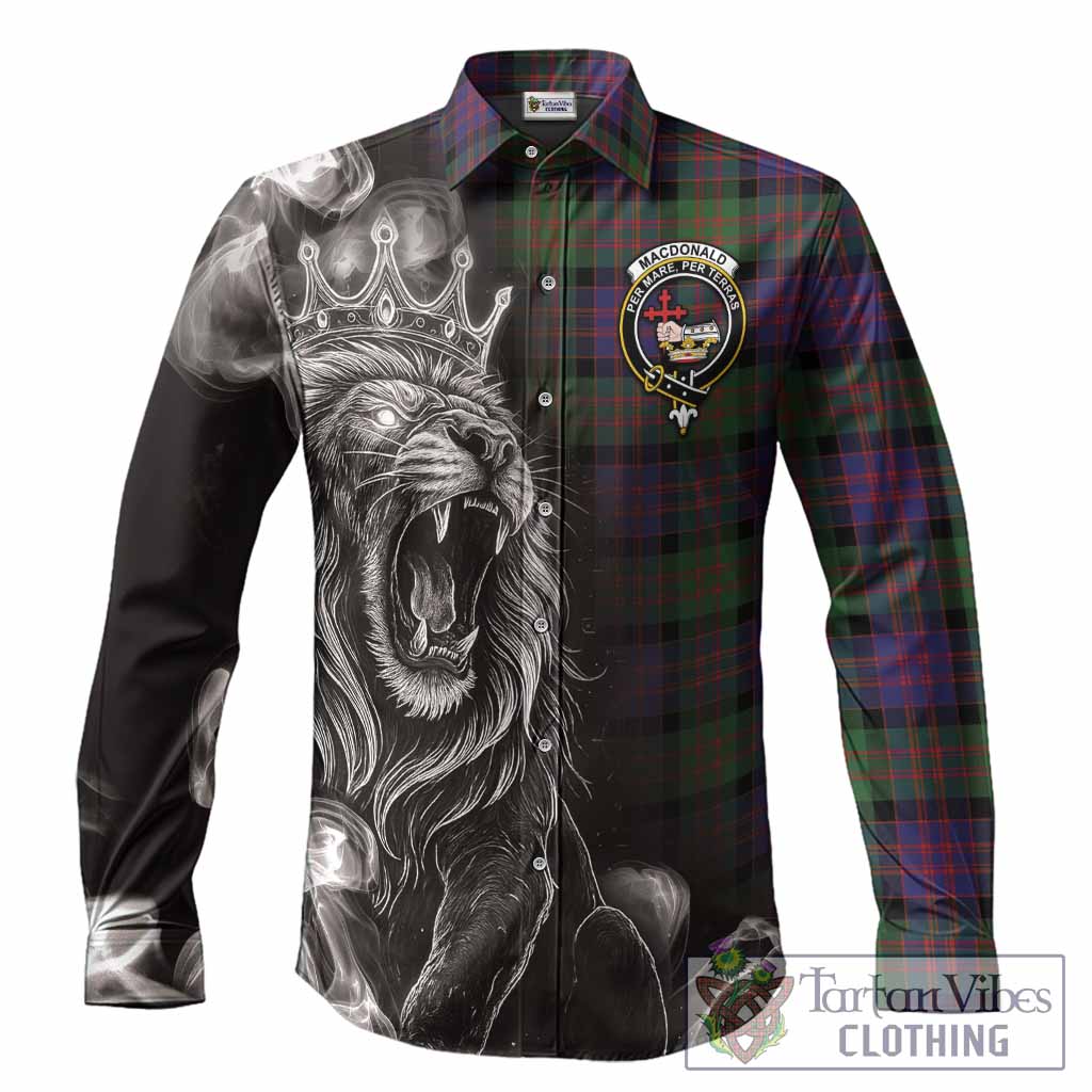 MacDonald (McDonald) Tartan Long Sleeve Button Shirts Roaring Lion Heritage