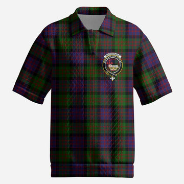 MacDonald (McDonald) Tartan Men’s Polo Sweater Top with Family Crest