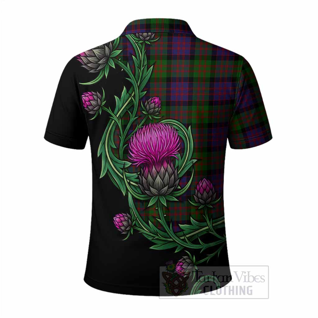 MacDonald (McDonald) Tartan Polo Shirt Resilient Scottish Thistle