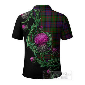 MacDonald (McDonald) Tartan Polo Shirt Resilient Scottish Thistle