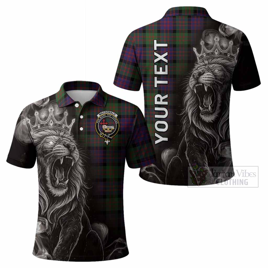MacDonald (McDonald) Tartan Polo Shirt Roaring Lion Heritage