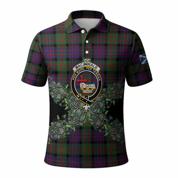 MacDonald (McDonald) Tartan Polo Shirt Thistle Scottish Spirit