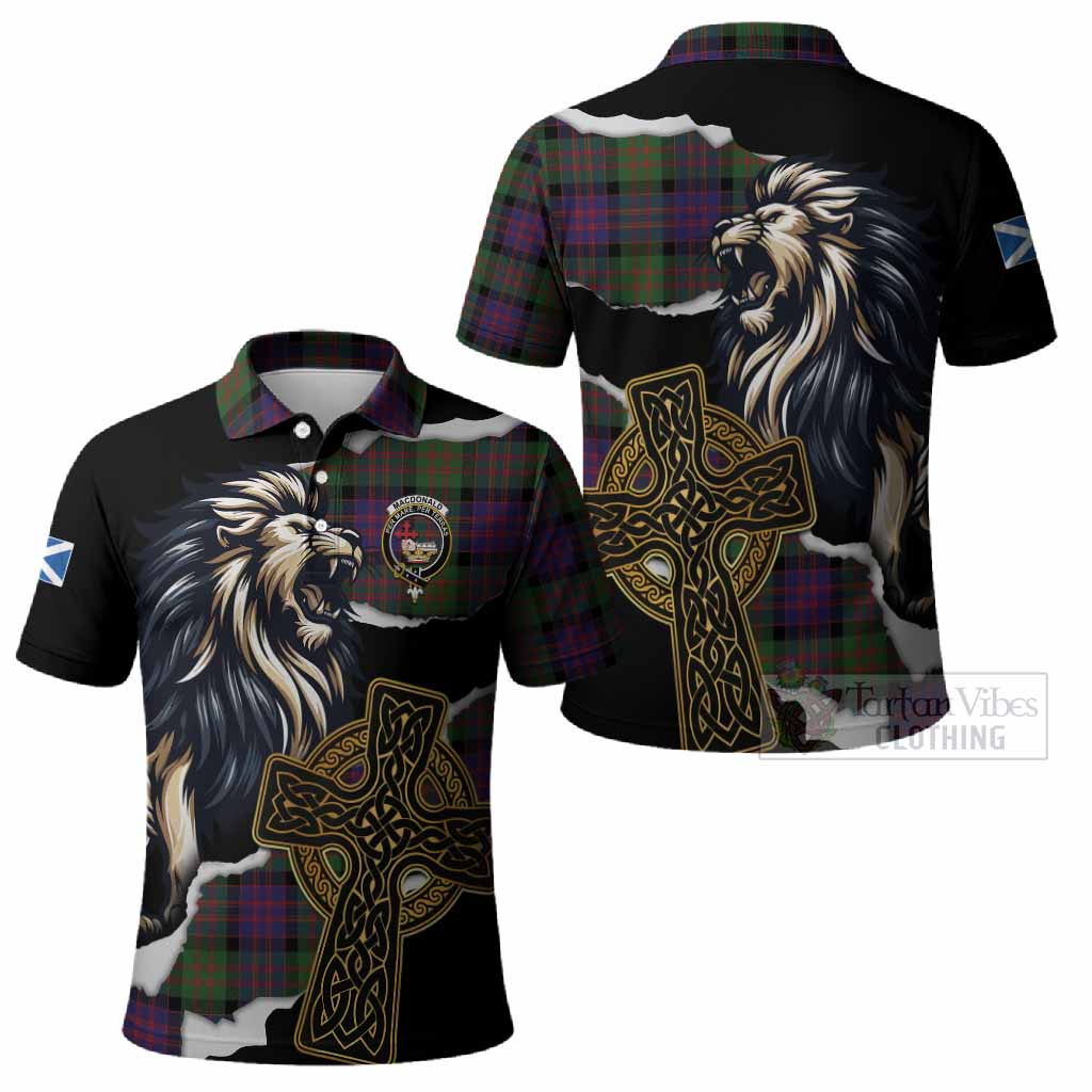 MacDonald (McDonald) Tartan Scottish Polo Shirt Lion Celtic Heritage