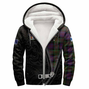 MacDonald (McDonald) Tartan Sherpa Hoodie New Zealand Pattern Unique Zipper Stylized