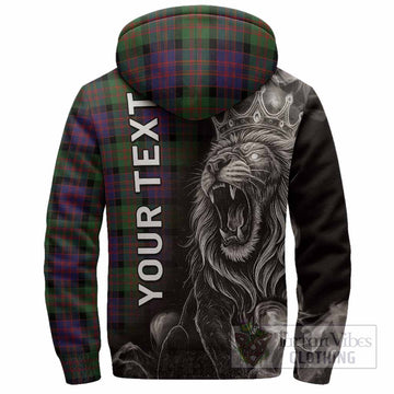 MacDonald (McDonald) Tartan Sherpa Hoodie Roaring Lion Heritage