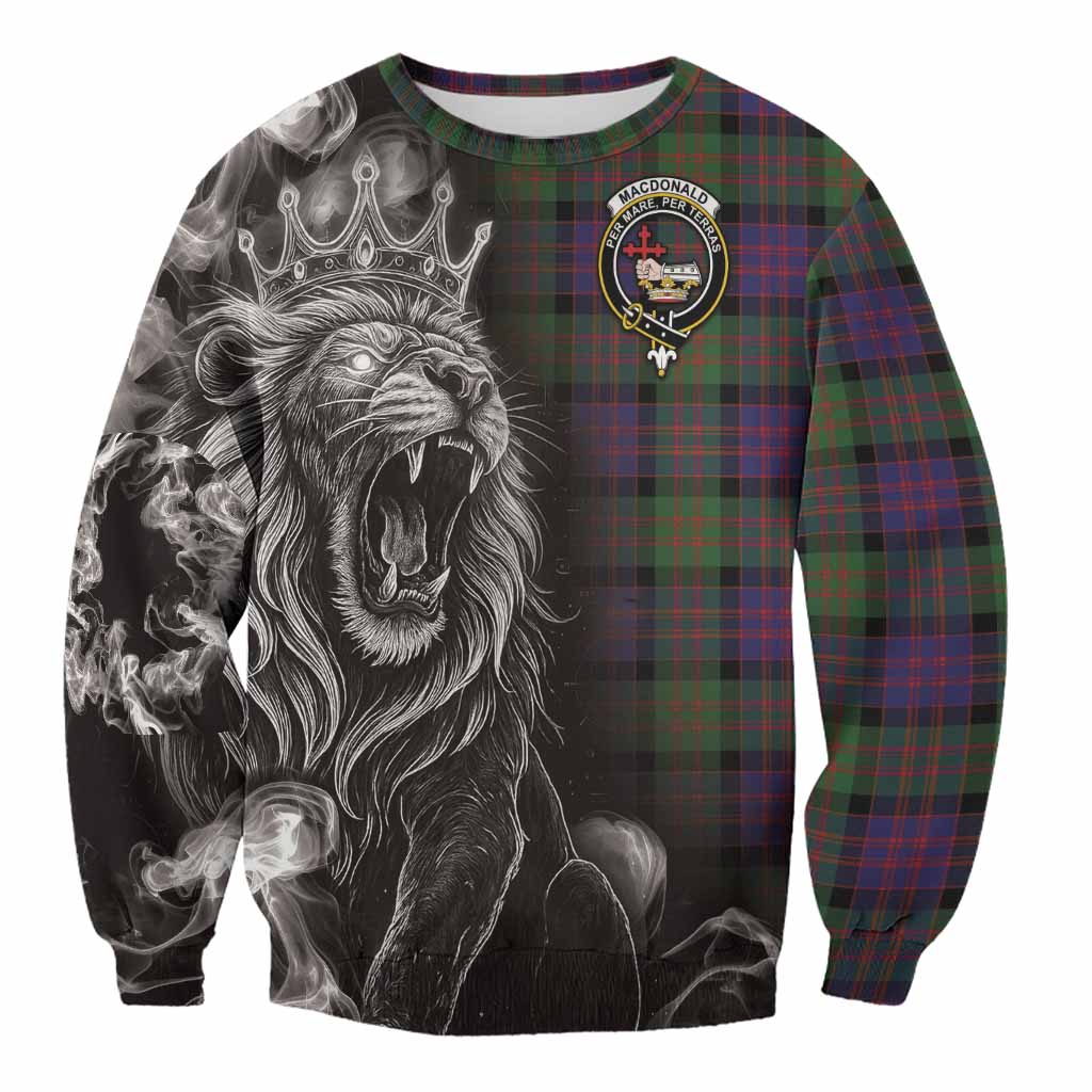 MacDonald (McDonald) Tartan Sweatshirt Roaring Lion Heritage