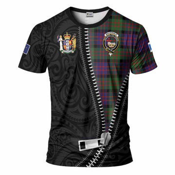MacDonald (McDonald) Tartan T-Shirt New Zealand Pattern Unique Zipper Stylized