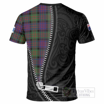 MacDonald (McDonald) Tartan T-Shirt New Zealand Pattern Unique Zipper Stylized