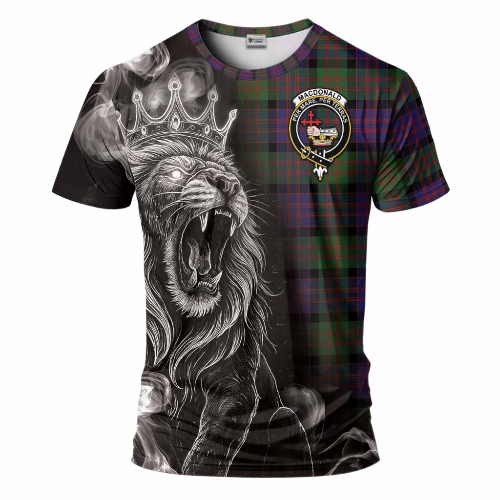 MacDonald (McDonald) Tartan T-Shirt Roaring Lion Heritage
