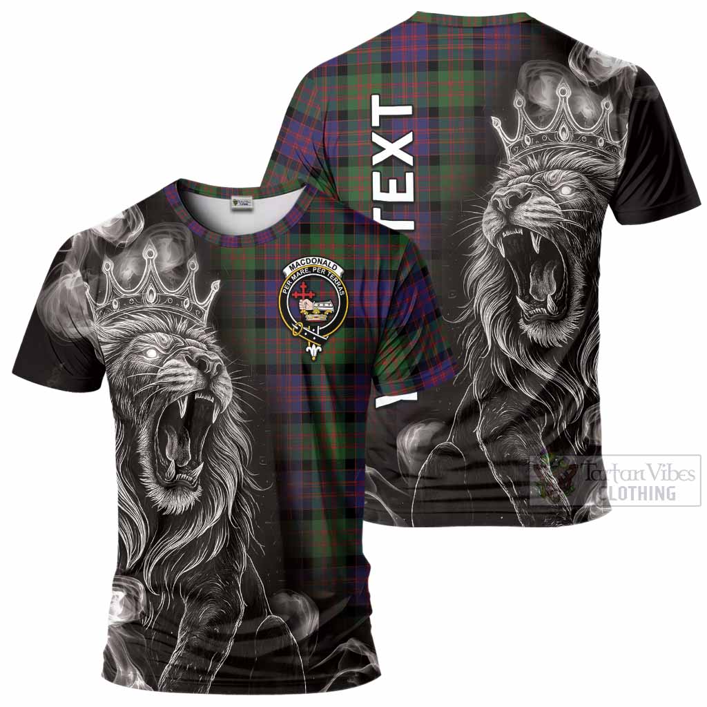 MacDonald (McDonald) Tartan T-Shirt Roaring Lion Heritage