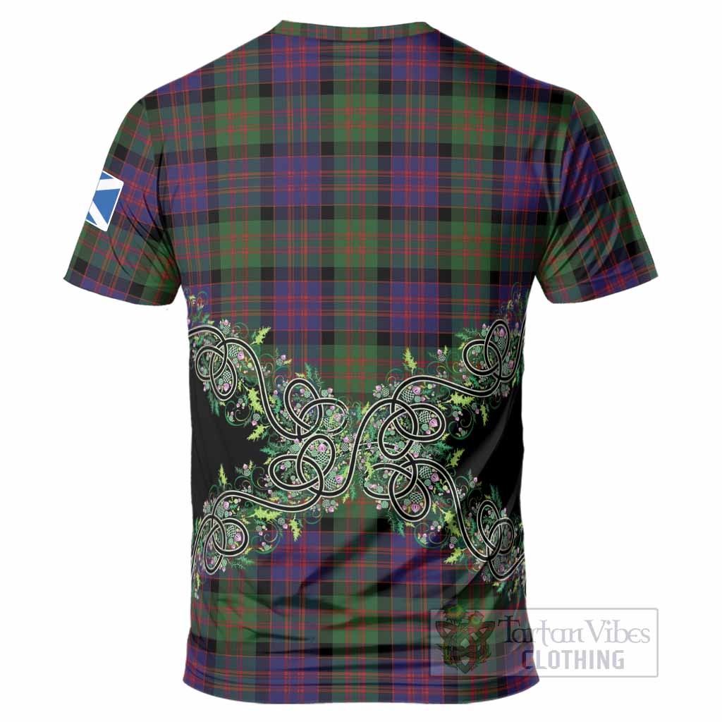 MacDonald (McDonald) Tartan T-Shirt Thistle Scottish Spirit