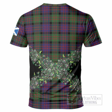 MacDonald (McDonald) Tartan T-Shirt Thistle Scottish Spirit