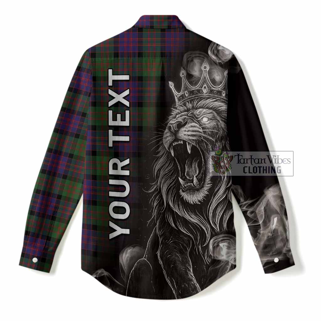 MacDonald (McDonald) Tartan Women Casual Shirt Roaring Lion Heritage