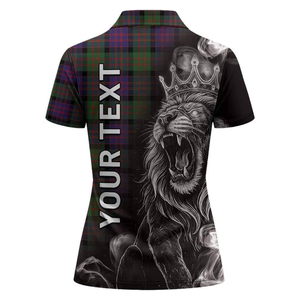 MacDonald (McDonald) Tartan Women Polo Shirt Roaring Lion Heritage