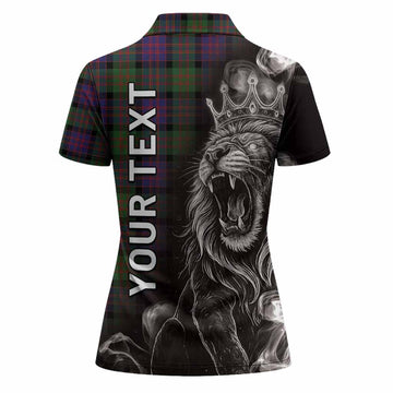 MacDonald (McDonald) Tartan Women Polo Shirt Roaring Lion Heritage