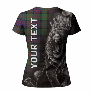 MacDonald (McDonald) Tartan Women T shirt Roaring Lion Heritage