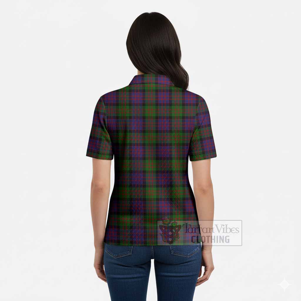MacDonald (McDonald) Tartan Women’s Polo Sweater Top with Family Crest