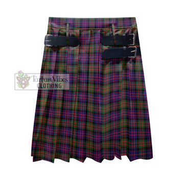 MacDonald Modern Tartan Men's Pleated Skirt - Fashion Casual Retro Scottish Kilt Style