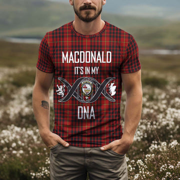 MacDonald of Ardnamurchan Tartan T-Shirt with Family Crest DNA In Me Style Kid's Shirt - Tartan Vibes Clothing