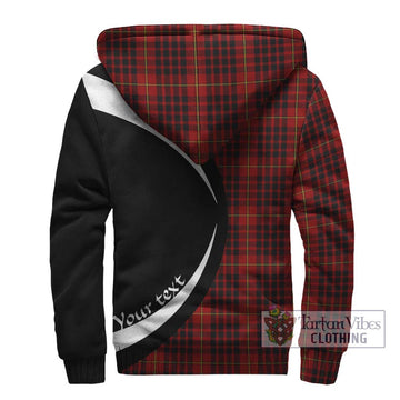 MacDonald of Ardnamurchan Tartan Sherpa Hoodie with Family Crest Circle Style - Tartan Vibes Clothing