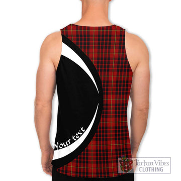 MacDonald of Ardnamurchan Tartan Men's Tank Top with Family Crest Circle Style - Tartan Vibes Clothing