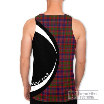 MacDonald of Boisdale Tartan Men's Tank Top with Family Crest Circle Style - Tartan Vibes Clothing
