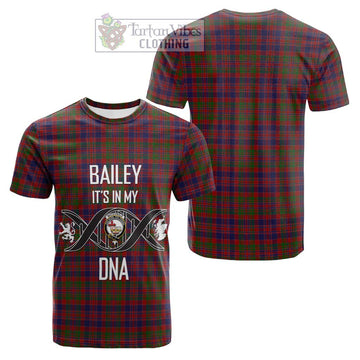 Tartan Vibes Clothing MacDonald of Boisdale Tartan Cotton T-shirt with Family Crest DNA In Me Style