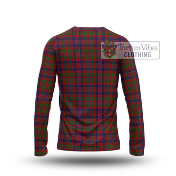 MacDonald of Boisdale Tartan Long Sleeve T-Shirt with Family Crest DNA In Me Style - Tartanvibesclothing Shop