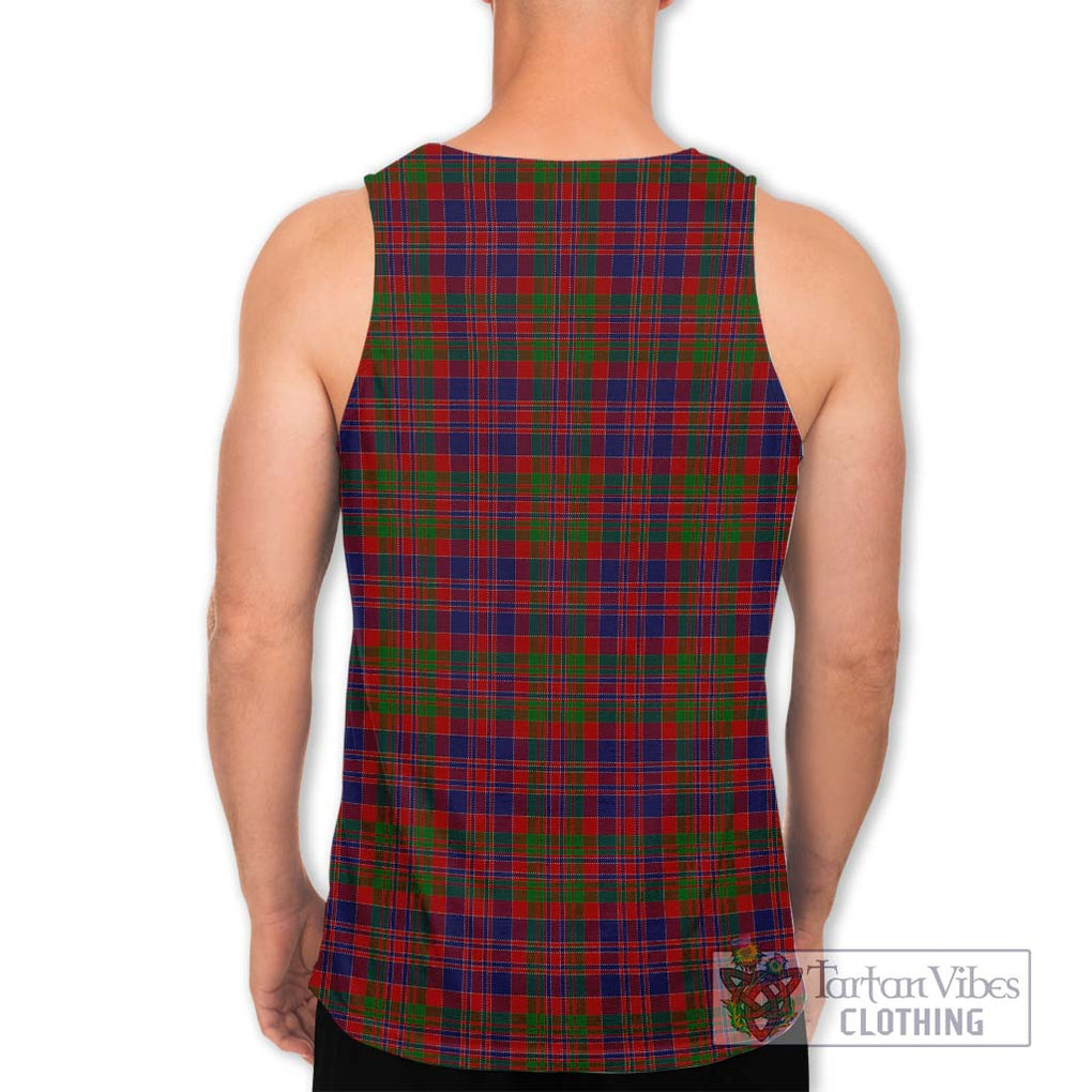 MacDonald of Boisdale Tartan Men's Tank Top with Family Crest DNA In Me Style - Tartanvibesclothing Shop