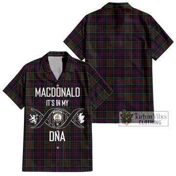 MacDonald (McDonald) of Clanranald Tartan Hawaiian Shirt with Family Crest DNA In Me Style