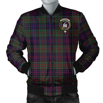 MacDonald (McDonald) of Clanranald Tartan Bomber Jacket with Family Crest
