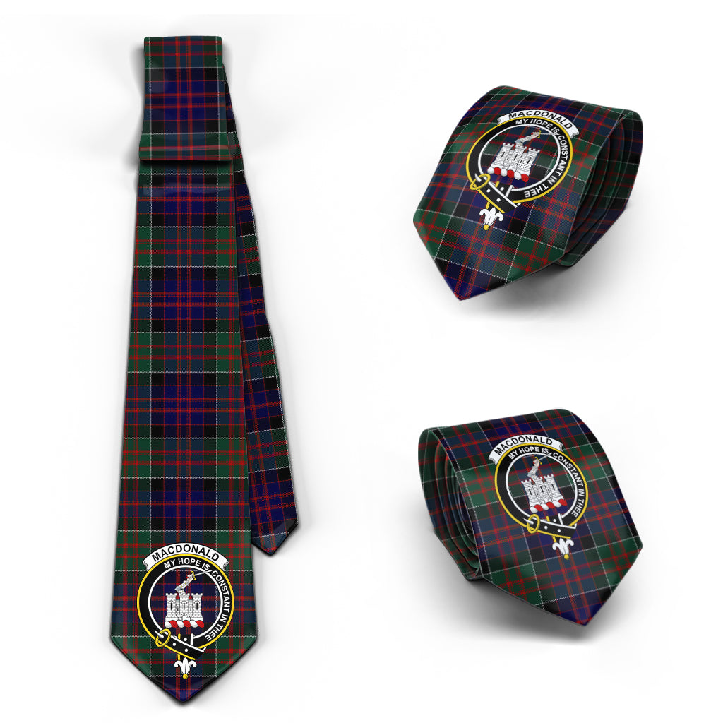 MacDonald (McDonald) of Clanranald Tartan Classic Necktie with Family