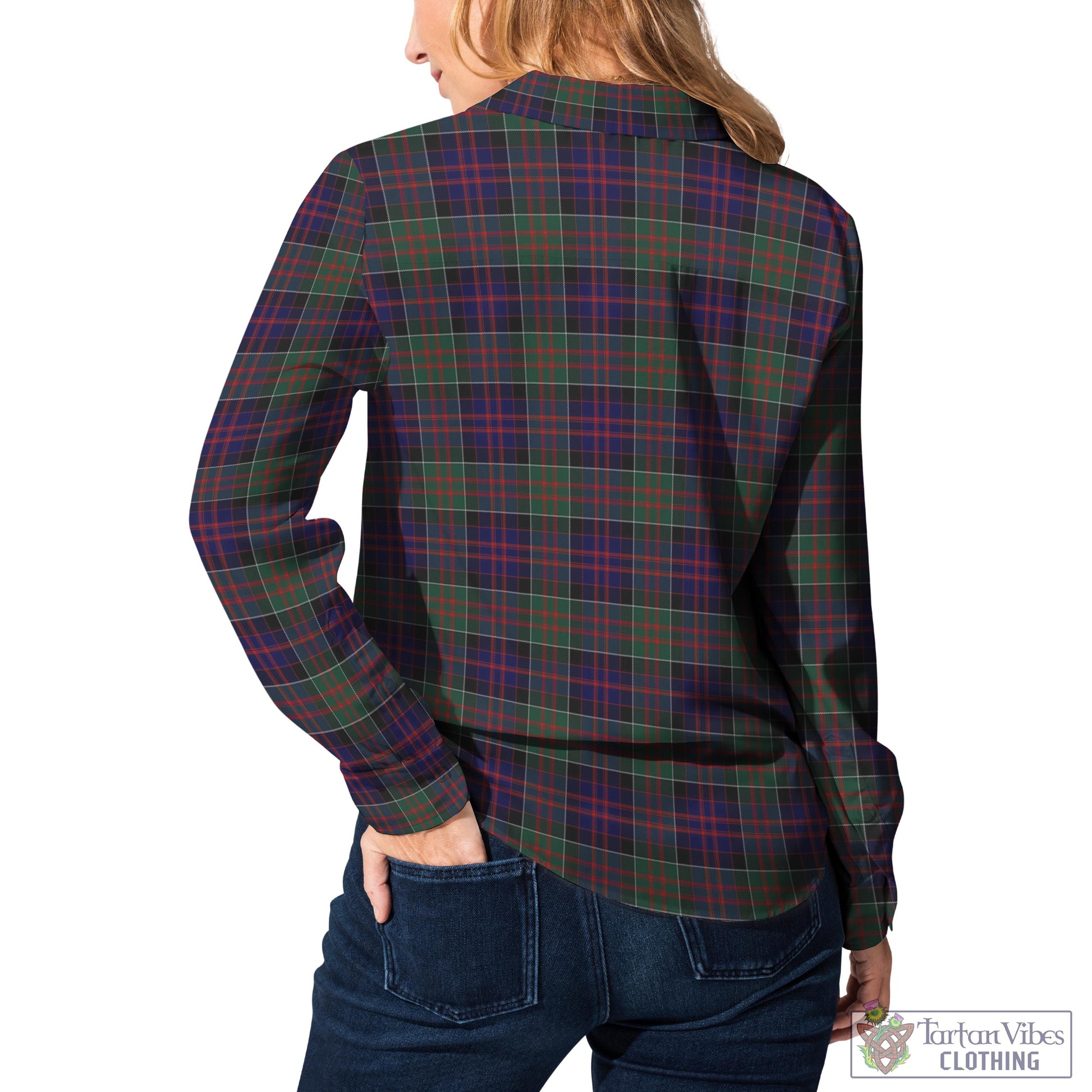 MacDonald of Clan Ranald Tartan Womens Casual Shirt
