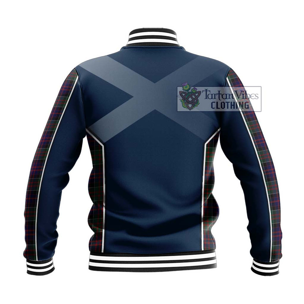 MacDonald (McDonald) of Clanranald Tartan Baseball Jacket with Family Crest and Lion Rampant Vibes Sport Style - Tartan Vibes Clothing