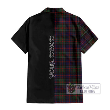 MacDonald (McDonald) of Clanranald Tartan Hawaiian Shirt with Family Crest and Half Of Me Style