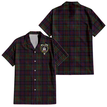 MacDonald (McDonald) of Clanranald Tartan Hawaiian Shirt with Family Crest